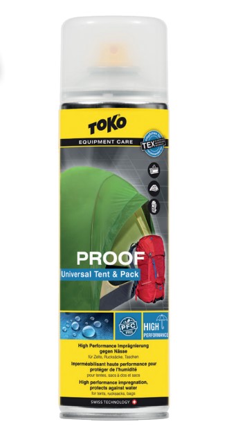 [Translate to english:] TOKO Tent & Pack Proof