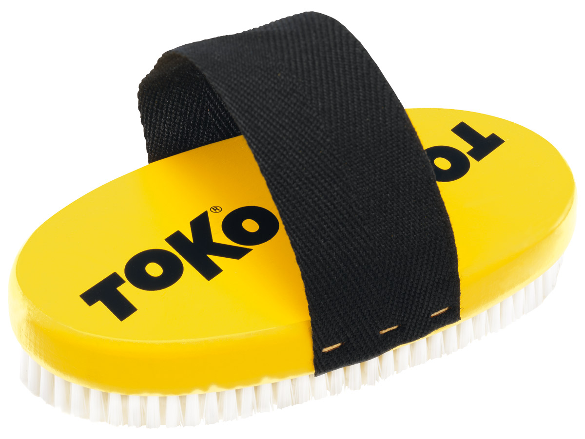 TOKO Base Brush oval Nylon with strap, front